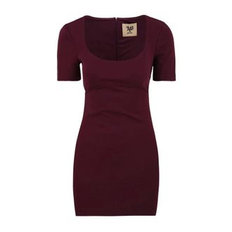 Aniye By Kleedjes, Dames, Rood, M, Polyester, Jade Short Sheath Dress
