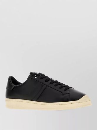 Jil Sander leather low top sneakers round toe