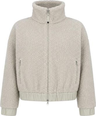 Parajumpers Pluche-effect Jas - Dames - Fleece jassen - Beige - S - Fitness