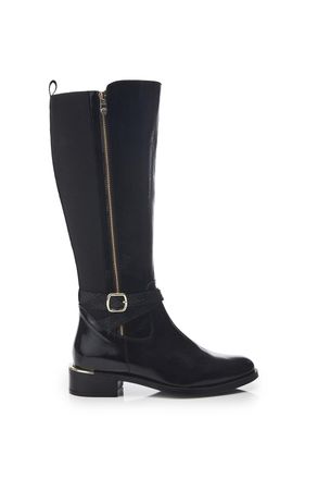 Moda in Pelle Moda in Pelle Womens Sharla Black Patent Leather Boots - Size EU 40