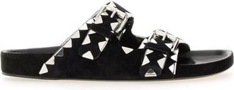 Isabel Marant Black Studded Sandals