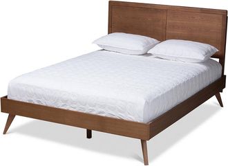 Baxton Studio Zenon Queen Size Platform Bed