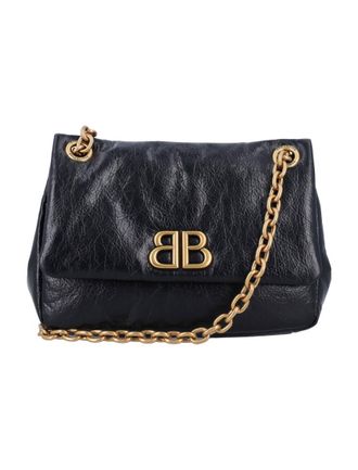 Balenciaga Black Monaco Mini Shoulder Bag