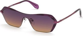 adidas OR0015 81Z Womens Sunglasses Purple Size 99