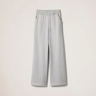 Miu Miu Cotton Fleece Pants, Woman, Grey, Size 36
