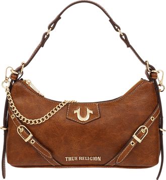True Religion Horseshoe Hardware Belt Detail Baguette Shoulder Bag