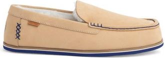 Hari Mari Sonoro Genuine Shearling Lined Slipper in Light Tan at Nordstrom, Size 13