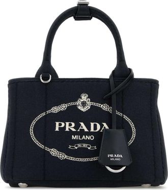 Prada Black Logo Mini Tote