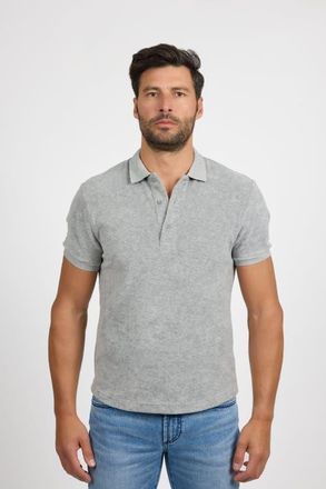 Monfrere Pierce Polo in Light Grey Terry at Nordstrom, Size Xx-Large