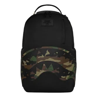 Sprayground Shark Central Ghost Mode Backpack Black Camo G6842-64