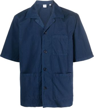 Aspesi short-sleeve cotton shirt - men - Cotton - M - Blue