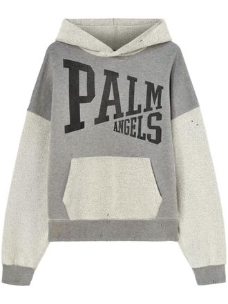 Palm Angels Felpa con cappuccio - Grigio