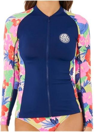 Rip Curl Party Wave UPF Zip Thru L/S Lycra f&uuml;r Damen | blau