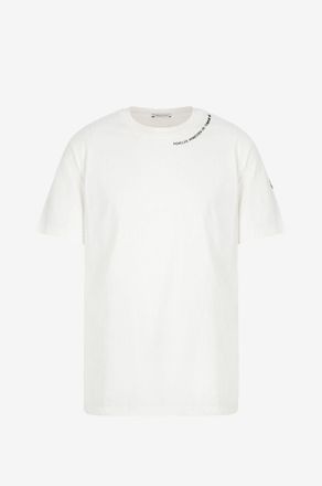 Moncler Kurzarm-T-Shirt mit Print Monestier-de-Clermont 1952