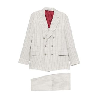 Brunello Cucinelli Hombre, Trajes, Beige, Talla: XL