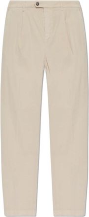 Eleventy Over Pences Pantalon - Heren - Slim Fit Broeken - Beige - W30 - Katoen - Broeken