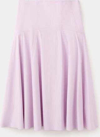 Mango Gonna midi svasata viola chiaro/pastello - Donna - 36 - MANGO