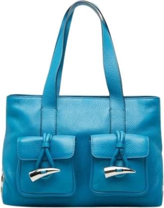 Burberry Borsa Tote Vintage Pre-owned - - Pre-owned - Donna - Blu - ONE SIZE
