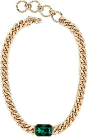 Kenneth Jay Lane Collana a maglia barbazzale - Oro