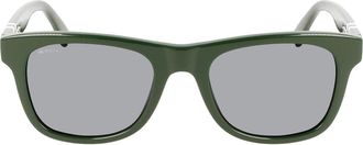 Lacoste Mens Lacoste Grey Lensed Green Sunglasses - Size: ONE size