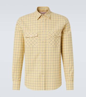 Valentino Checked cotton shirt