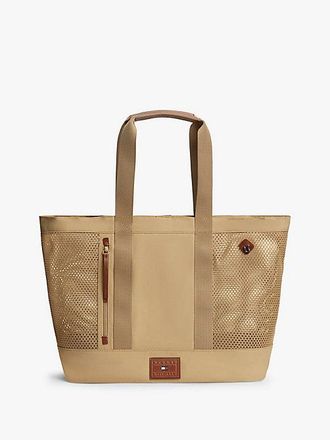 Tommy Hilfiger Mesh Panel Beach Tote Bag
