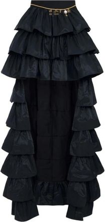 Elisabetta Franchi Maxi Rok - Dames - Maxi Rokken - Zwart - M - Rokken