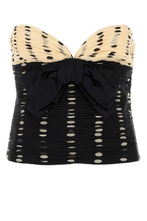 Valentino Garavani Printed Chiffon Top