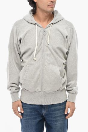 Maison Margiela MM0 Brushed-Cotton Full-Zip Sweatshirt Maison Margiela