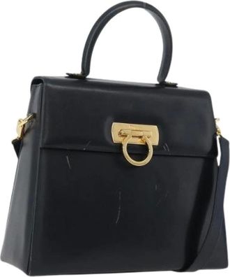 Ferragamo Pre-owned Handbags, female, Blue, Size: ONE SIZE Pre-owned Hand Bag