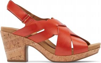 Cobb Hill Alleah Sling Heel In Rust