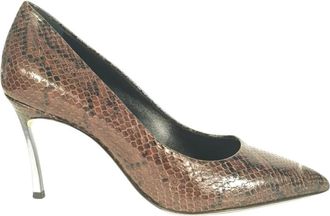 Casadei Met Hak - Dames - Pumps - Bruin - 38 1/2 EU - Schoenen