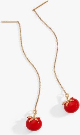 Alex and Ani Farmers Market Tomato Threader Earrings in Gold at Nordstrom