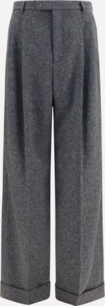 Valentino Pantaloni sartoriali in misto lana e seta Man 46