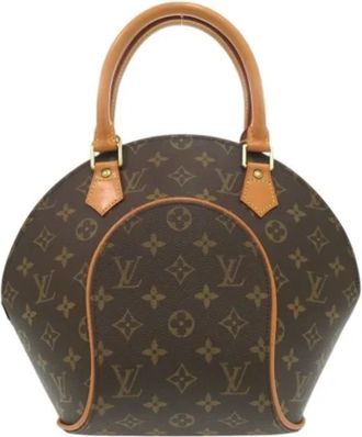 Louis Vuitton Tweedehands Canvas Louis Vuitton tassen - Dames - Vintage Handtas - Bruin - ONE Size - Vintage