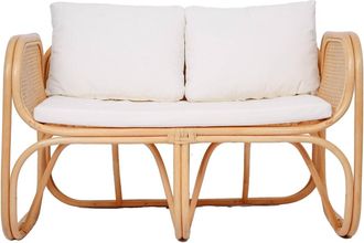 Nordlys Sofá en ratán beige