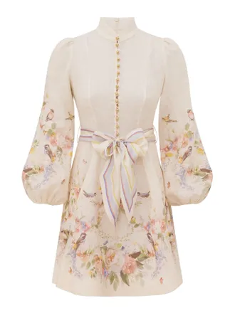 Zimmermann VALIANT BUTTONED MINI DRESS - Zimmermann - Woman