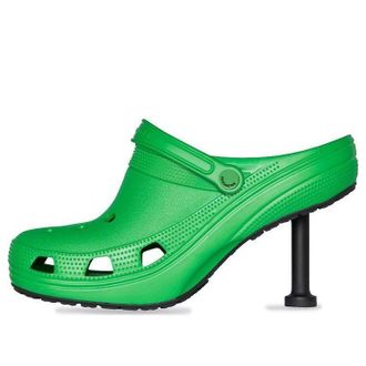 Balenciaga (WMNS) Crocs x Balenciaga Shoes Green 677390W1S8E3033