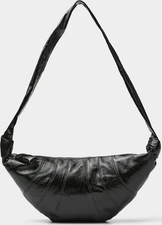 Christophe Lemaire Womens Medium Croissant coated fabric bag