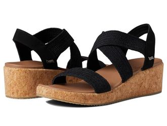Skechers Arch Fit Beverlee - Love Stays Womens Sandals Black : 10 B - Medium, Textile