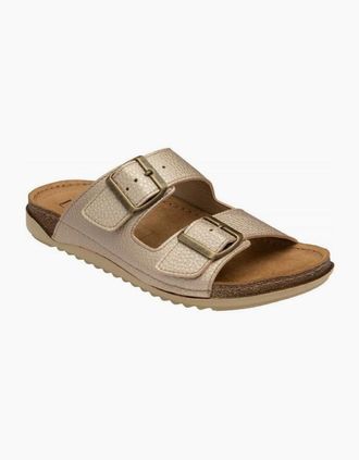 Lotus Womens Lotus Rome lades mule sandal in platino - Brown - Size: 7