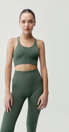 Born Living Yoga Top Malala Dark Olive