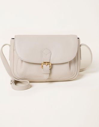 Fat Face FatFace Cream Pixie Leather Crossbody Bag