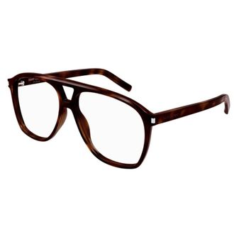 Saint Laurent Glasses, unisex, Brown, Size: 58 MM Dune Optical Frame