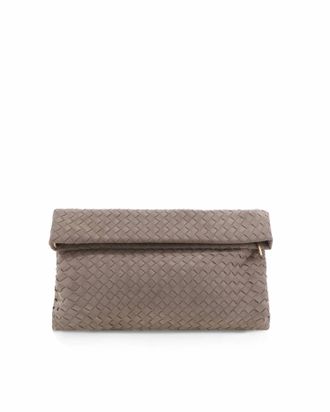 Billini Womens Alicia Clutch Bag In Oat Suede