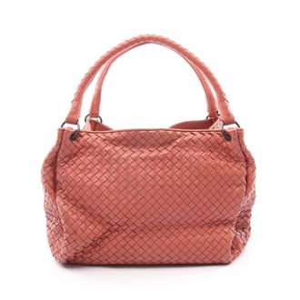 Bottega Veneta Pink Leather Handbag Tote Bag (Pre-Owned)