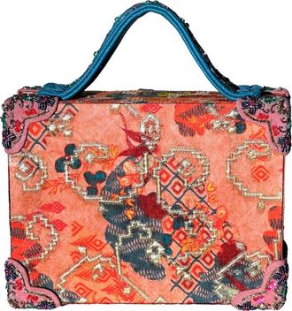 Simitri Brocade Briefcase Bag in Pink at Nordstrom