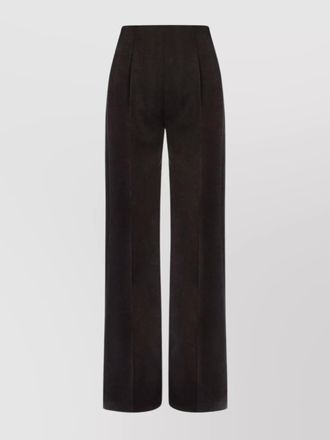 Alberta Ferretti high waist wide leg trousers with pockets