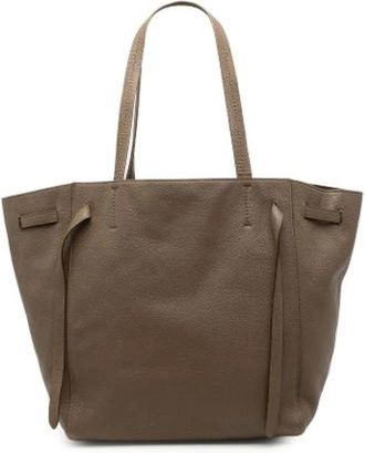Celine Pre-owned Tote Bags, female, Brown, Size: ONE SIZE Pre-owned Leather Tote