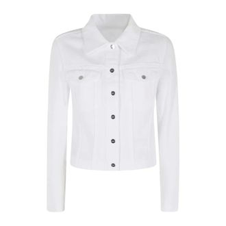 Dondup Light Jackets, female, White, Size: XS Jeans Jacket